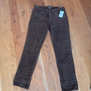 NWT KUT Brown Catherine Boyfriend Pants. Size 6